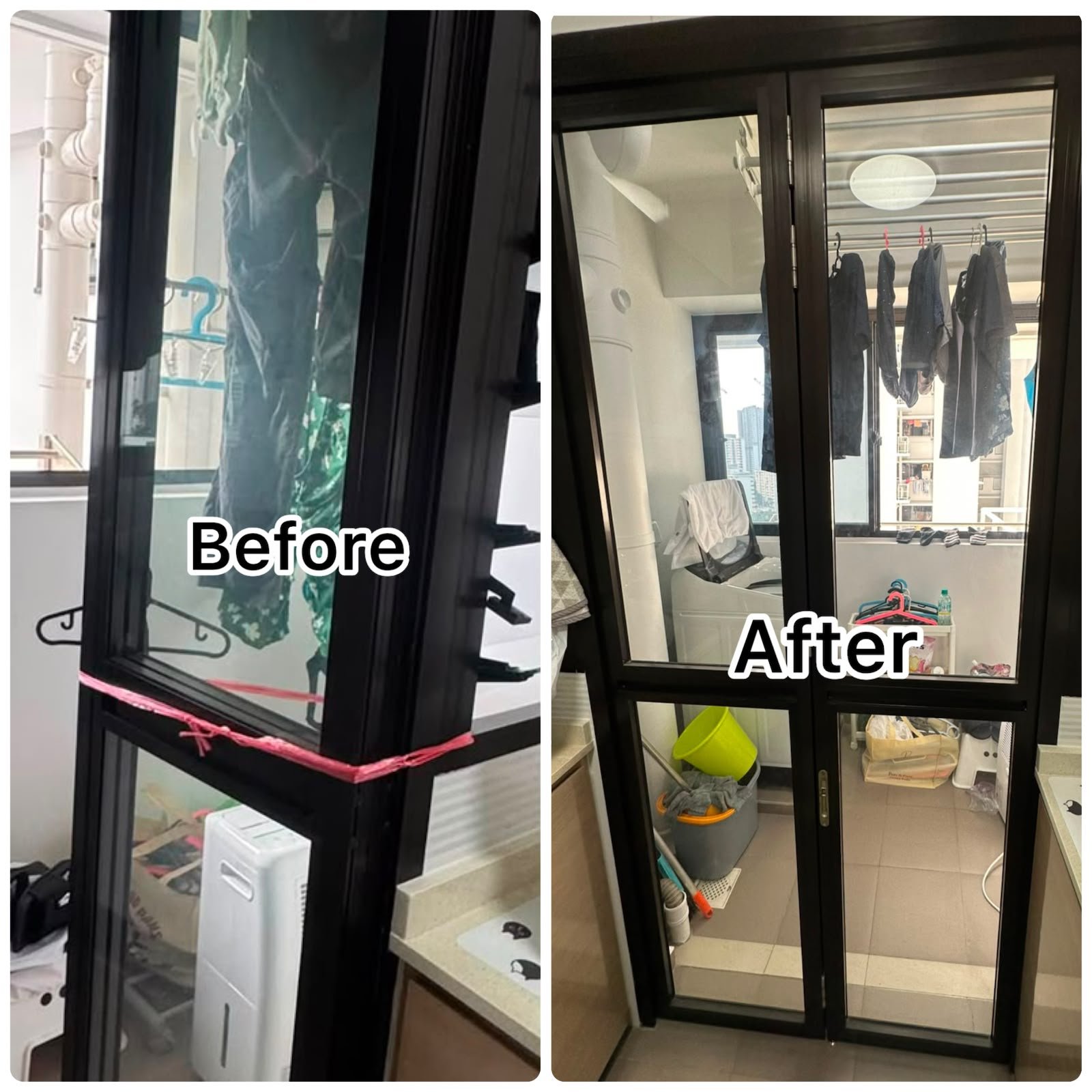 Aluminium Glass Door Repair & Adjustment Service in Singapore
